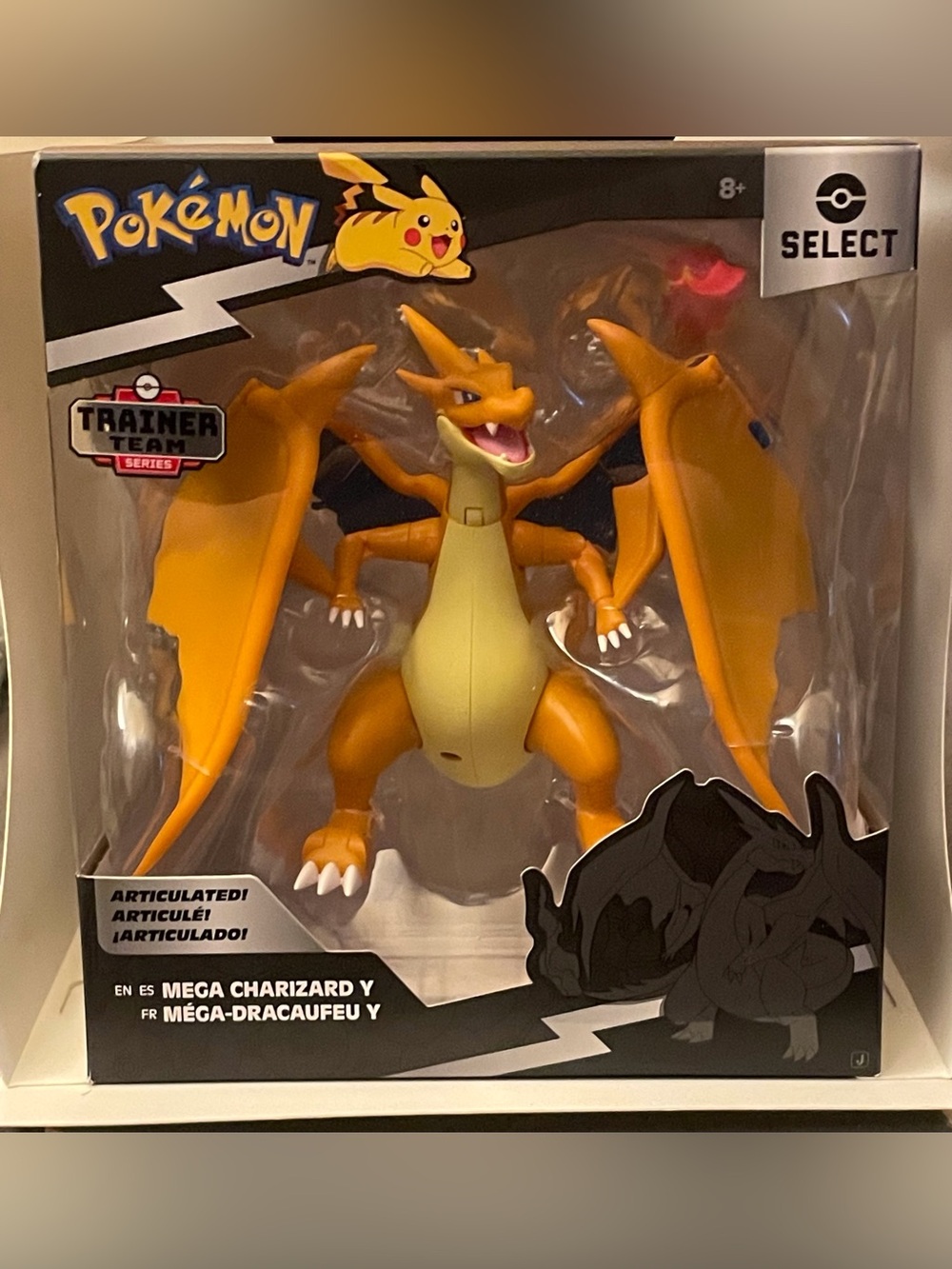 Pokémon Select 6” Articulated Mega Charizard Y Action Figure